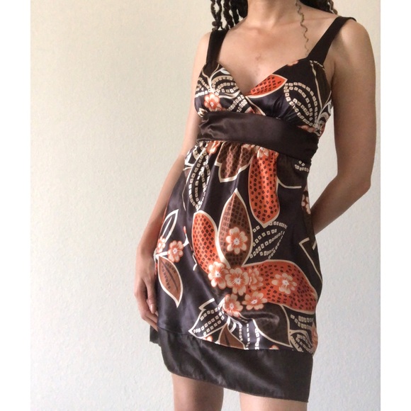 Y2K Charlotte Russe Hawaiian Print Summer Dress - Picture 1 of 3
